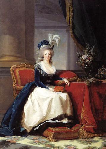 Elisabeth LouiseVigee Lebrun Marie-Antoinette d'Autriche Germany oil painting art